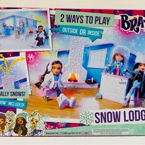 Bratz Snow Kissed Winter Snow Lodge Playset New